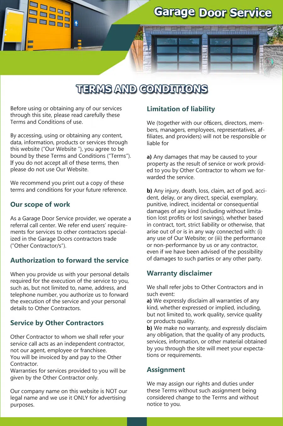 Garage Door 24 Hours Repairs Townsend, MA 978-425-1085